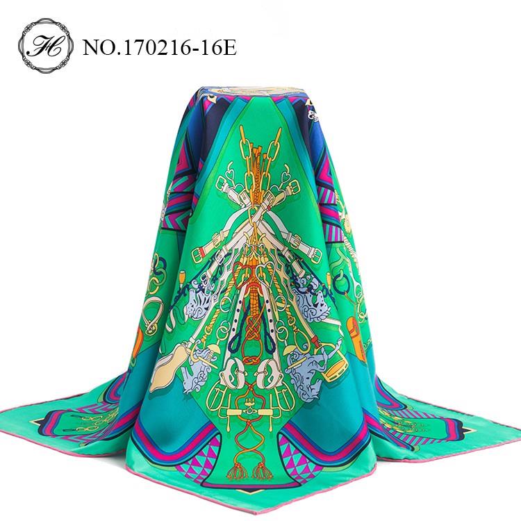 Foulards en soie de conception équestre-2 Equestrian Design Silk Scarves-2