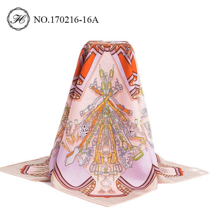 Foulards en soie de conception équestre-1 Equestrian Design Silk Scarves-1