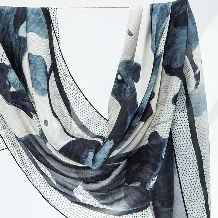 Foulards en soie peints à la main-2