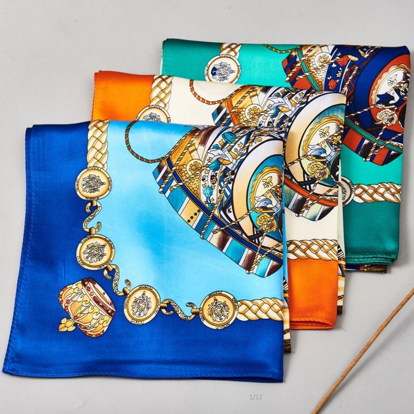 16 Momme Silk Satin Scarves-3 16 Momme Silk Satin Scarves-3
