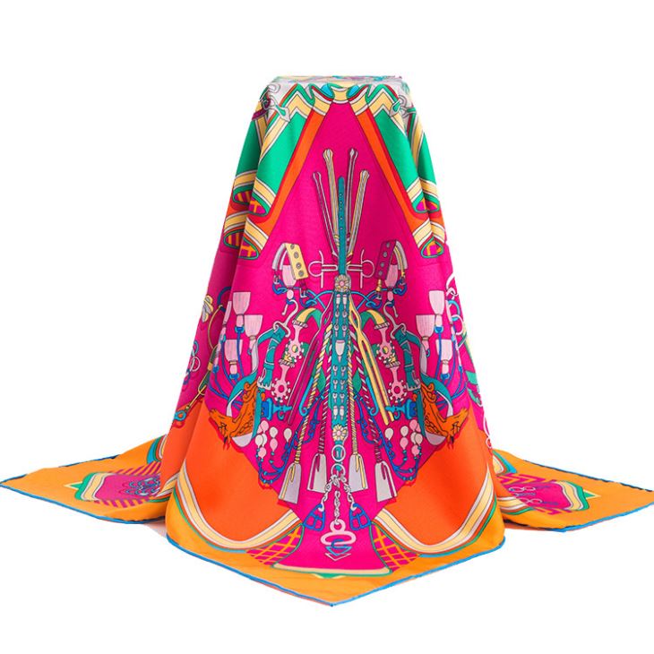 Foulard en soie sans col MOQ