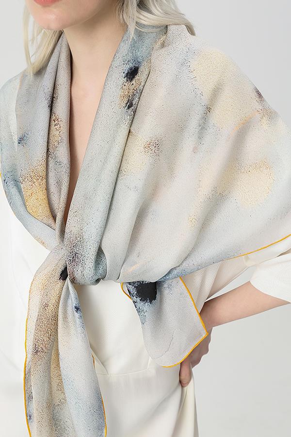Ladies Silk Scarves Hand Rolled