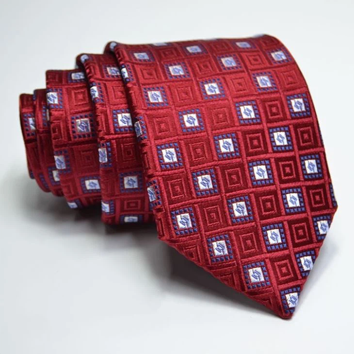 Silk Ascot Jacquard Necktie