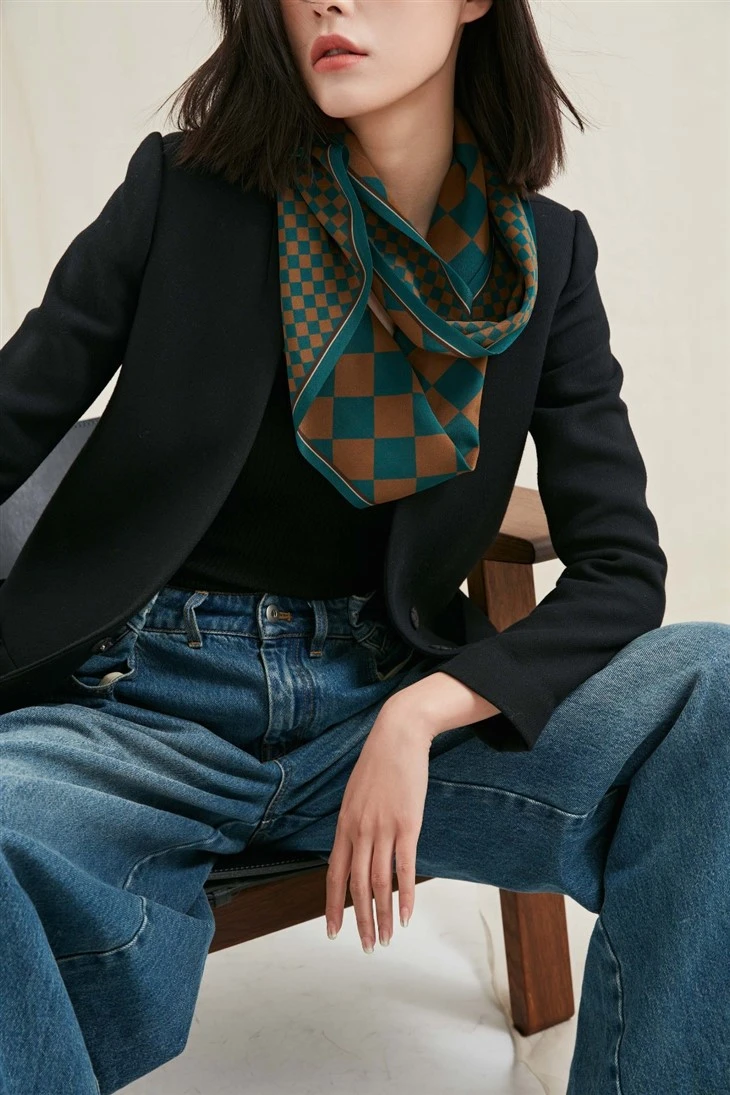 Custom Printed Silk Scarves